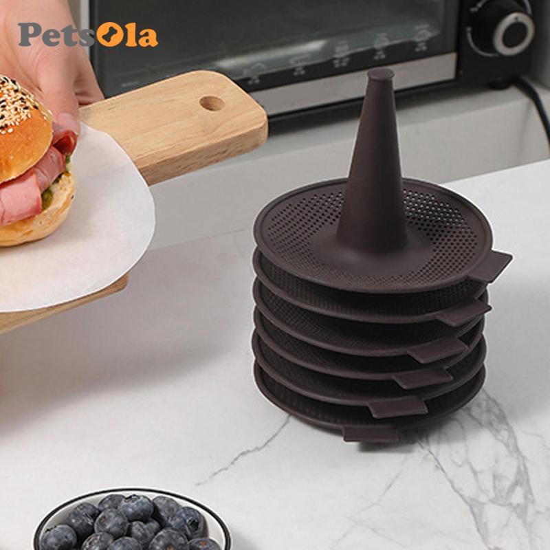 [Koolsoo2] 6 ชิ้น Bagel Molds ซิลิโคน Bagel ทําชุดแม่พิมพ์อบสําหรับเค้ก Bagels