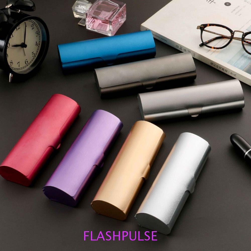 FLASHPULSE กล่องใส่แว่นตา แบบโลหะแข็งบาง