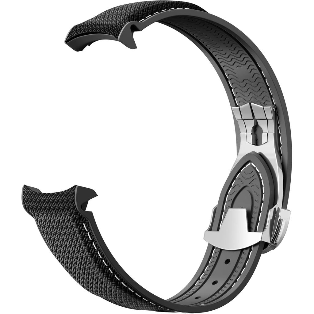 Strap for Omega Swatch Moonwatch 20mm,Curved No Gap Rubber Strap Compatible with Omega X Swatch Moon