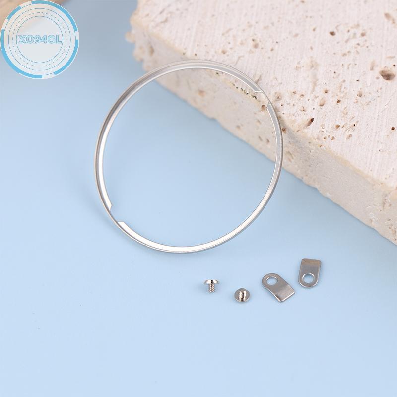 Xo94ol นาฬิกา Dial Spacer แหวนสกรูแท็บสําหรับ 2824/2836 วัสดุสแตนเลสมือถือ Dial แหวนสกรูเปลี่ยนเครื่