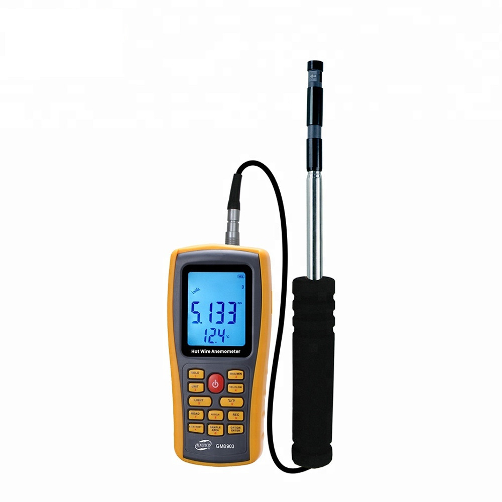 Wenqi เครื่องวัดแอนมิมิเตอร์ลวดร้อน รุ่น No. GM8903 anemometer ดิจิตอล-**&