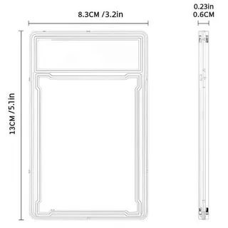 HOLIZZY PSA Graded Card ,ที่ถอดออกได้โปร่งใส 35PT กล่องการ์ดสะสม,คุณภาพสูงแข็งแรงป้องกันรังสียูวีทนทาน Trading Card Protection Box Storage Display