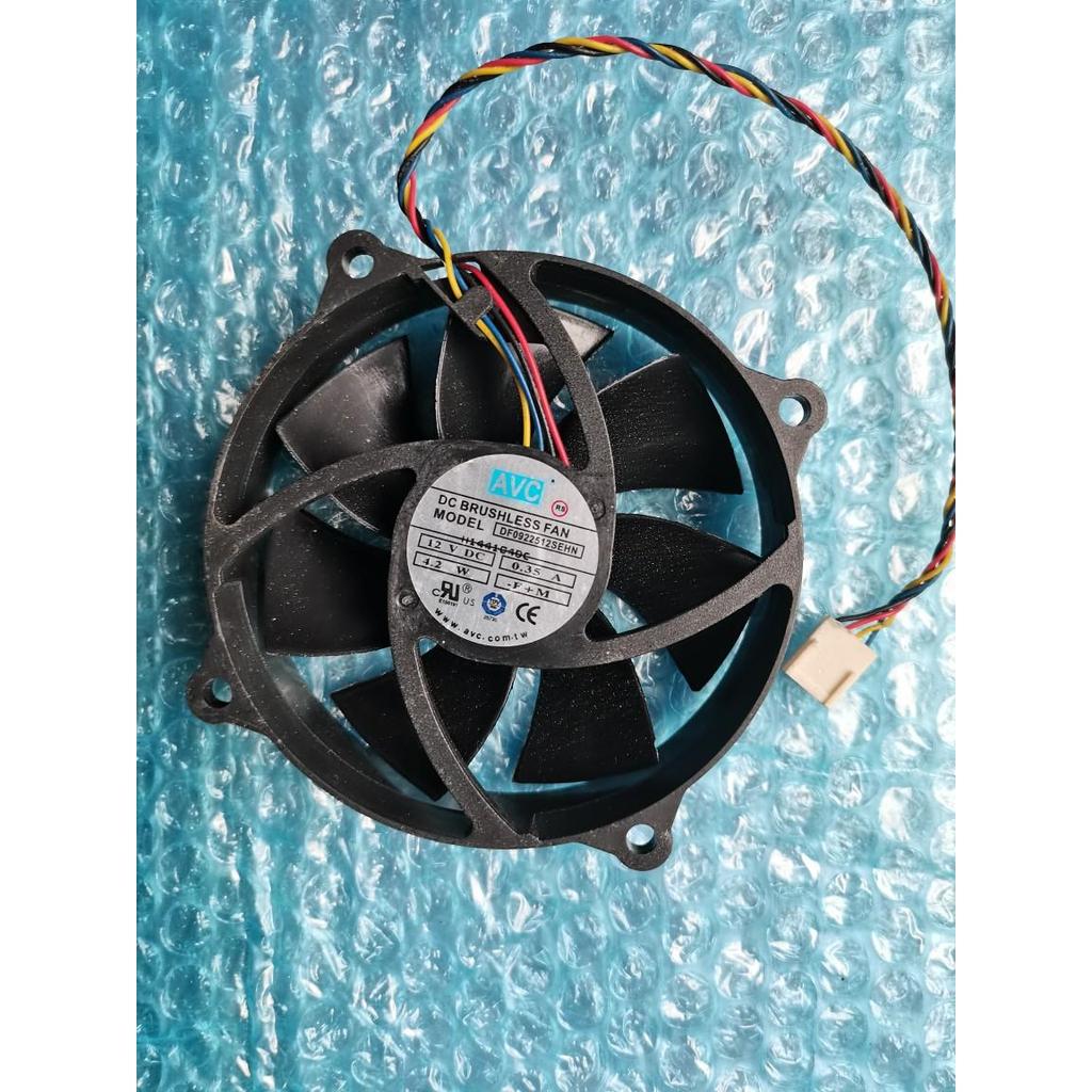 DF0922512SEHN 92x92x25 มม. 12V 0.35A 4.2W AVC 9 ซม. 4 สายพัดลมระบายความร้อน
