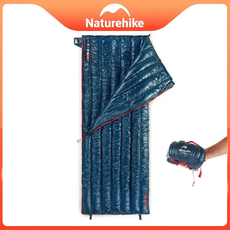 Naturehike Cwm400 ถุงนอนกันน้ําเป็ดลงถุงนอน Cw280 Ultralight Backpacking ถุงนอน Camping Sleep