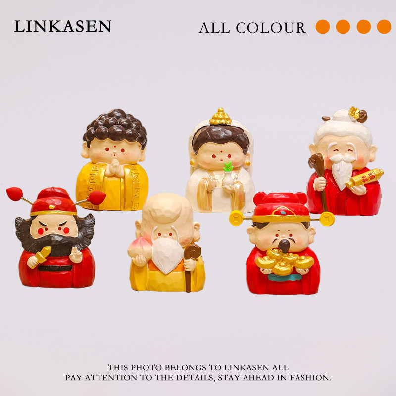 แขวน国潮小神仙神仙神办公室桌面摆件大理石น้ําของประเทศนางฟ้าน้อยเทพเจ้าแห่งความมั่งคั่งโต๊ะทํางาน z82ของฉัน20251129