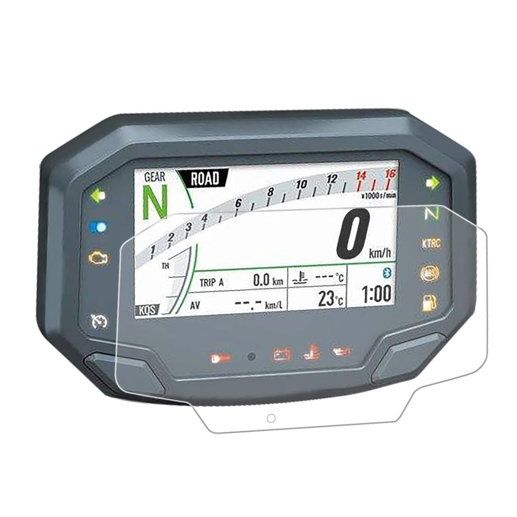 เครื่องมือฟิล์มแดชบอร์ดป้องกันหน้าจอสําหรับ Kawasaki Ninja 650 1000 Z650 Z900 2020-2025 ZX10R Versys
