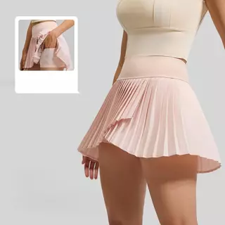 Skirt Pants กระโปรงกางเกงผู้หญิง กระโปรงเทนนิส กางเกงในตัว กระโปรงออกกำลังกาย S-2XL พร้อมกระเป๋า