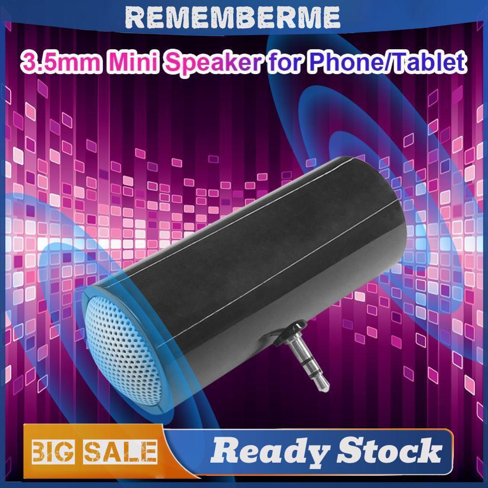 ลําโพงพกพาขนาดเล็ก 3.5 มม.AUX Audio Interface Plug and Play ลําโพงโทรศัพท์มือถือ Line-in ลําโพงสําหร