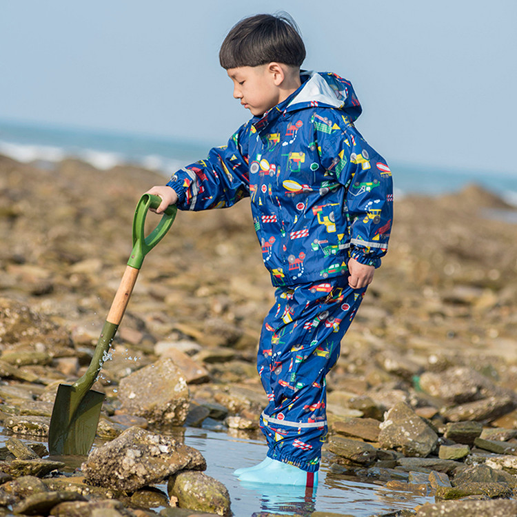 เด็กกันน้ํา Strapped กางเกงสําหรับชายและหญิงเสื้อกันฝนกางเกงสําหรับเด็กอนุบาลป้องกันทรายสระว่ายน้ําก