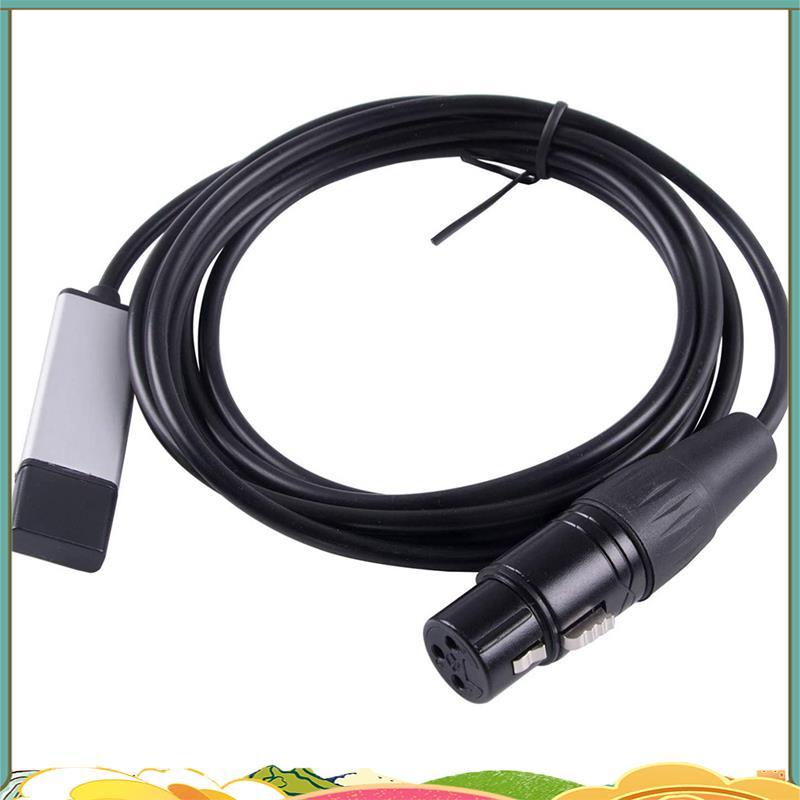 อะแดปเตอร์อินเทอร์เฟซ USB เป็น DMX512 ตัวควบคุมแสงเวทีคอมพิวเตอร์ Dimmer อินเทอร์เฟซ USB LED Dmx512 