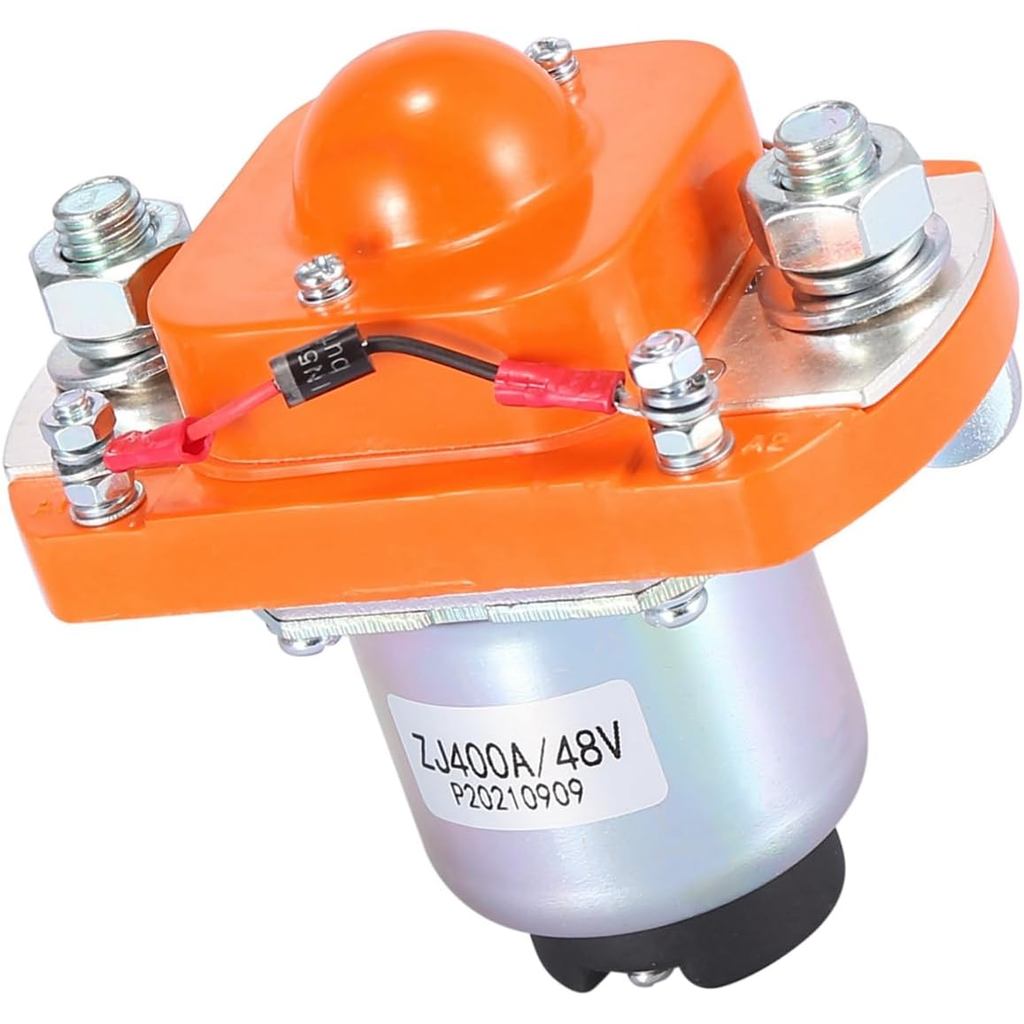 MZJ-400A คอนแทคหลักสำหรับรถเข็นกอล์ฟ 48 โวลต์ 400A สินค้าทดแทน ทำจากโลหะและพลาสติก