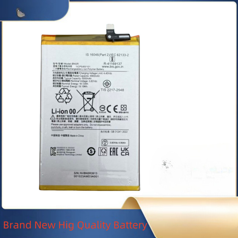 BN5R 5000mAh 3.82V For Redmi A3  Mobile Phone Battery