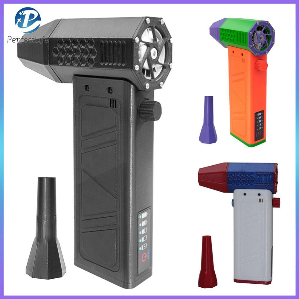 140000RPM เครื่องเป่าความรุนแรง 52m / s พัดลมมอเตอร์ไร้แปรงมินิพร้อมจอแสดงไฟพัดลมท่อแบบมือถือสำหรับคีย์บอร์ดคอมพิวเตอร์กลางแจ้งรถบ้าน