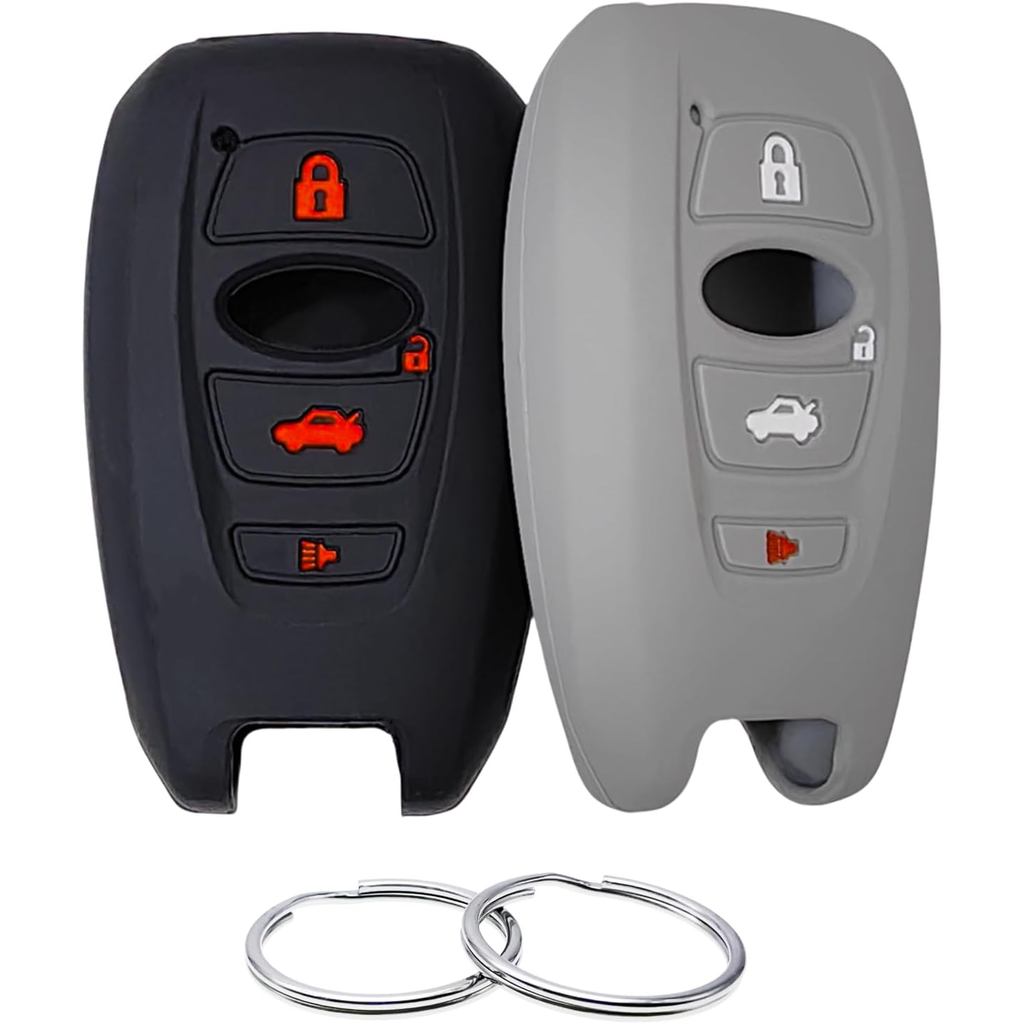 ฝาครอบยางซิลิโคน Fob เข้ากันได้กับ Subaru Ascent BRZ Crosstrek Forester Impreza Legacy Outback WRX S