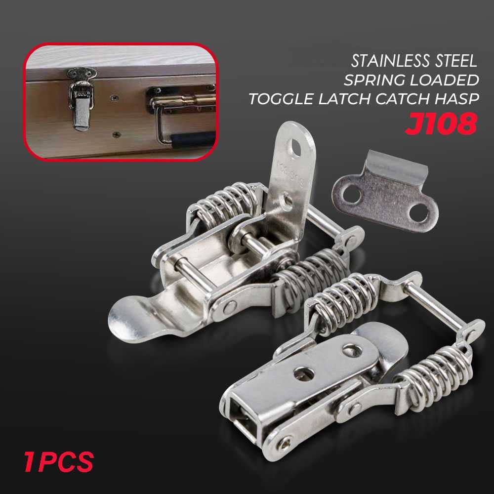 ANKSTRE HALOJAJU สแตนเลสสปริงล็อคหัวเข็มขัดกระเป๋าเดินทาง Latch Hook - J108