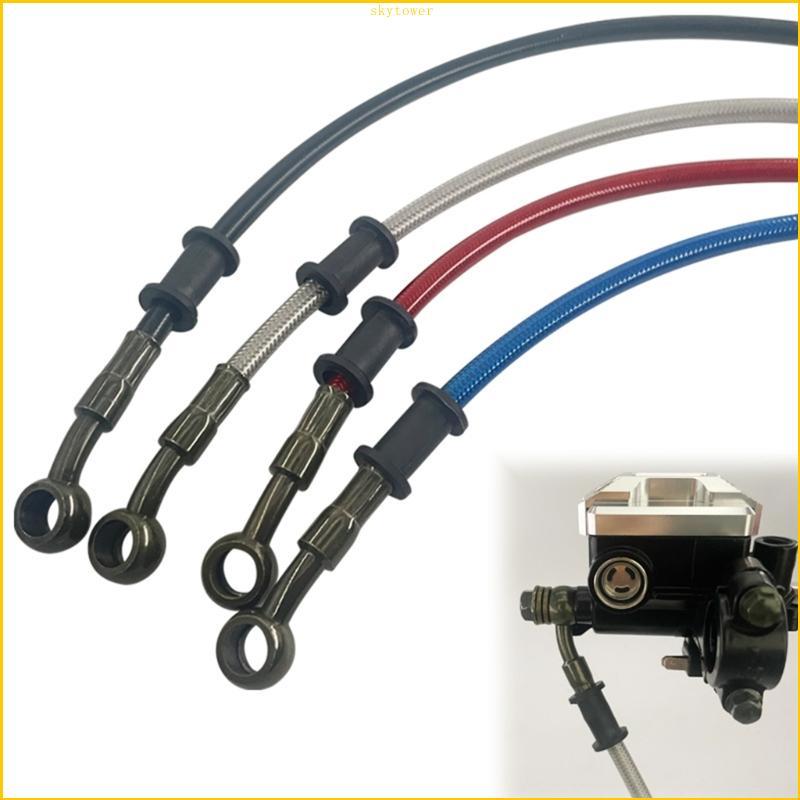 เซนต์ อัพเกรดท่อน้ํามันมอเตอร์ไซด์ถักเบรคคลัทช์ท่อน้ํามันสาย60 90 120ซม