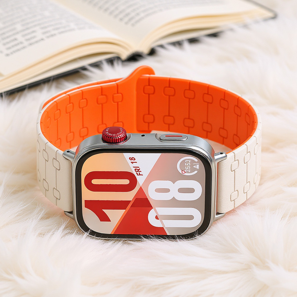 สายซิลิโคนแม่เหล็กสําหรับ Huawei Watch Fit 4/4Pro /3 Sport Band สร้อยข้อมือสมาร์ทวอทช์ - รูปที่ 2