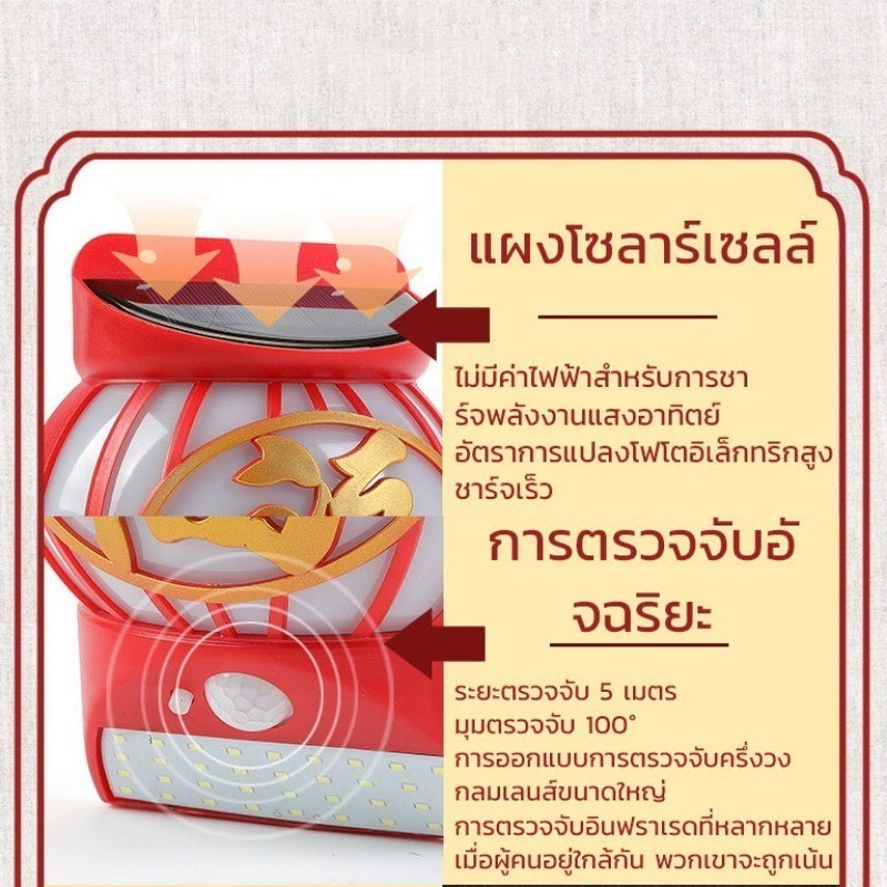 ไฟตกแต่งปีใหม่ โคมไฟสวน 💡 เปิดปิดอัตโนมัติ ติดผนัง-สวน กันน้ำ 100% ใช้ไฟบ้าน บรรยากาศปีใหม่ สวยงาม - รูปที่ 4