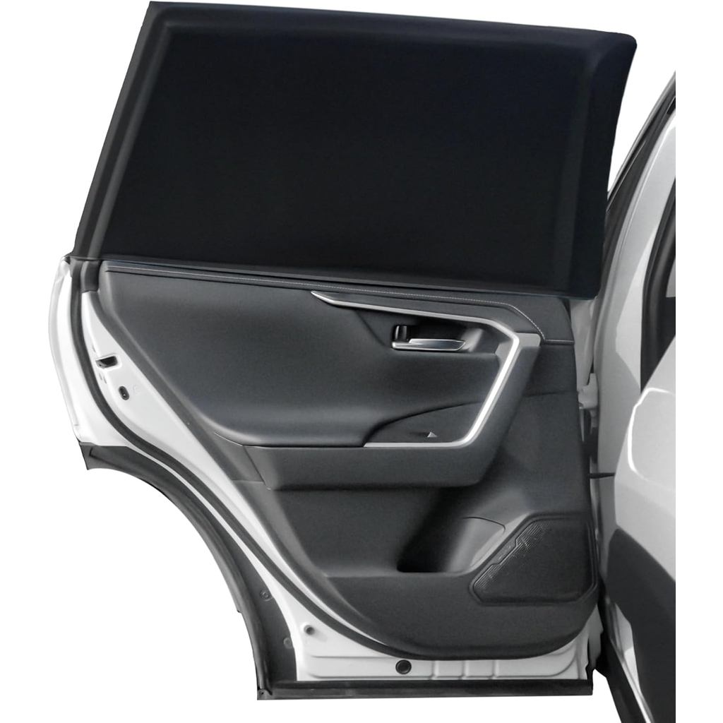 Car Window Shades, 2 Pack Side Car Window Sun Shades for Camping, UV Protection Breathable Mesh Baby