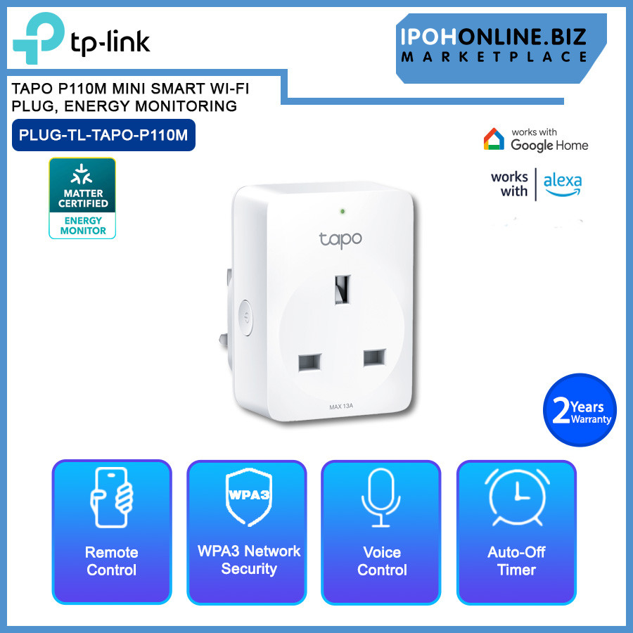 TP-LINK TAPO P110M MINI SMART WI-FI PLUG, การตรวจสอบพลังงาน