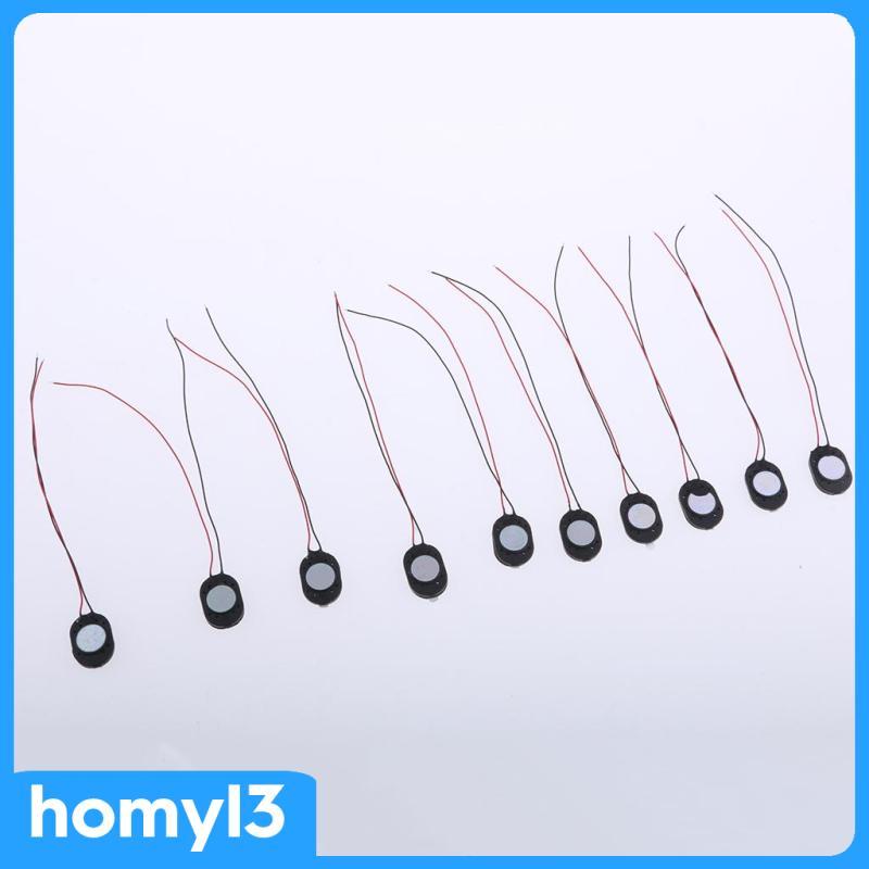 [Homyl3] พรีเมี่ยม 10x Universal 8ohm 2W Full Range Audio Speakers ลําโพง 20x14 มม.