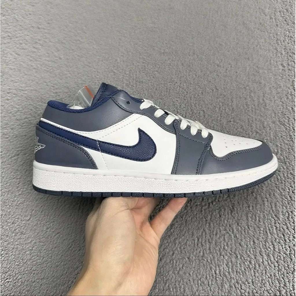 Air J AJ1 Low Low Cut Joey aj1 Low Cut สีกรมท่า