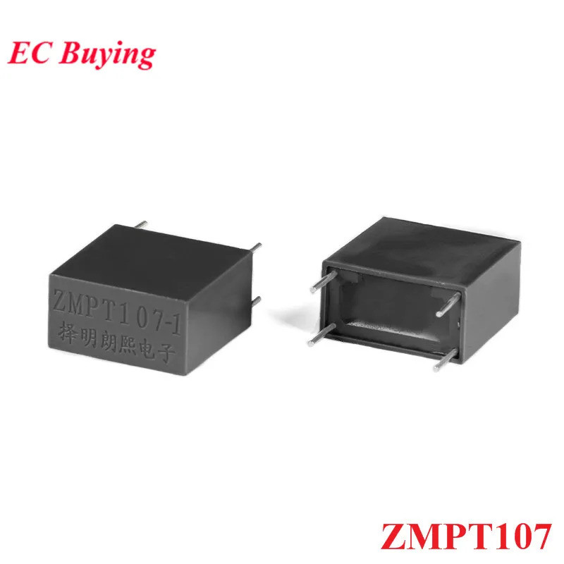 2 ชิ้น/1 ชิ้น ZMPT107-1 ZMPT107 2mA/2mA Precision เฟสแรงดันไฟฟ้าหม้อแปลงไฟฟ้าเอาต์พุตแรงดันไฟฟ้า 300