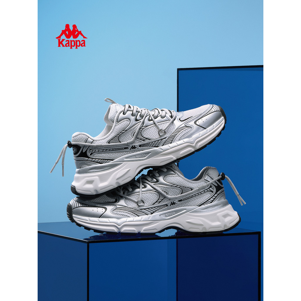 Kappa รองเท้าขนาดใหญ่สำหรับผู้หญิงและผู้ชาย ออกแบบใหม่สำหรับฤดูใบไม้ร่วงและฤดูหนาว รองเท้าลำลองสวมใส