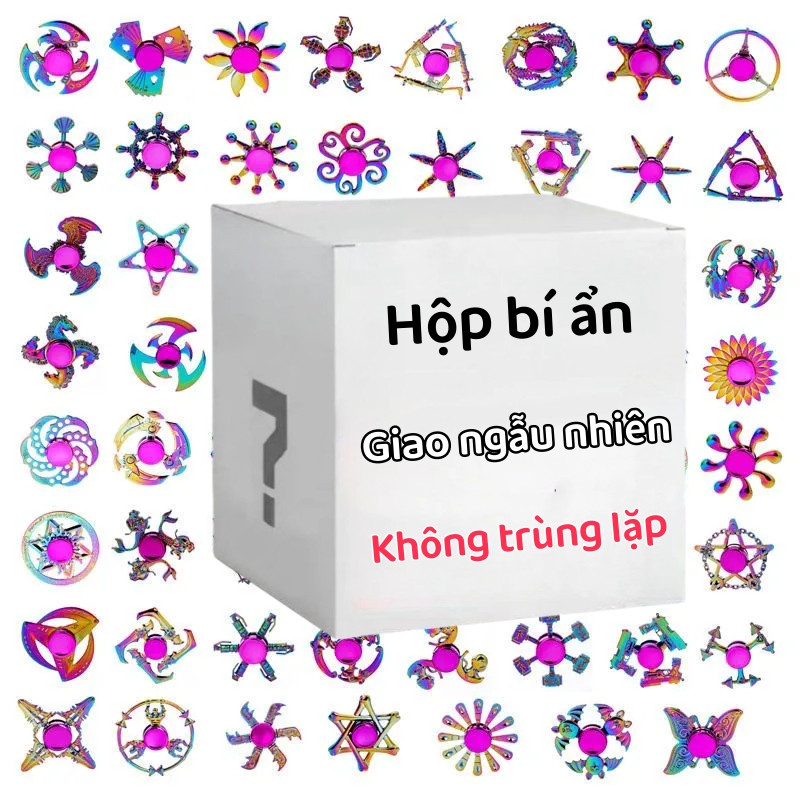 จัดส่งแบบสุ่ม - METAL SPINER Fidget Spinner ทําจากโลหะผสมสังกะสี