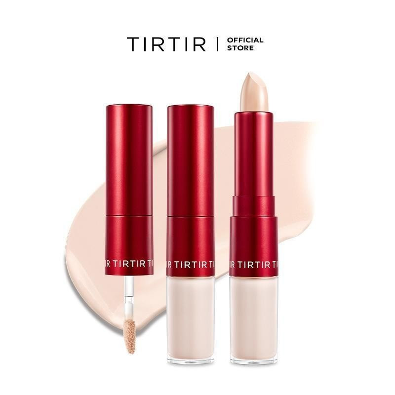 [TIRTIR Official] Glide & Hide Blurring Concealer - สําหรับแต่งหน้าไร้ที่ติน้ําหนักเบา, Contour, Cov