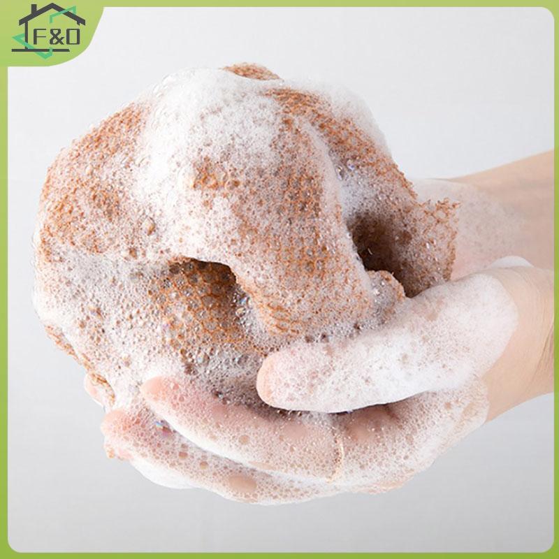 F&O African Net Sponge Exfoliating Body Scrubing Wash Net Washcloth ฟองน้ําอาบน้ํา