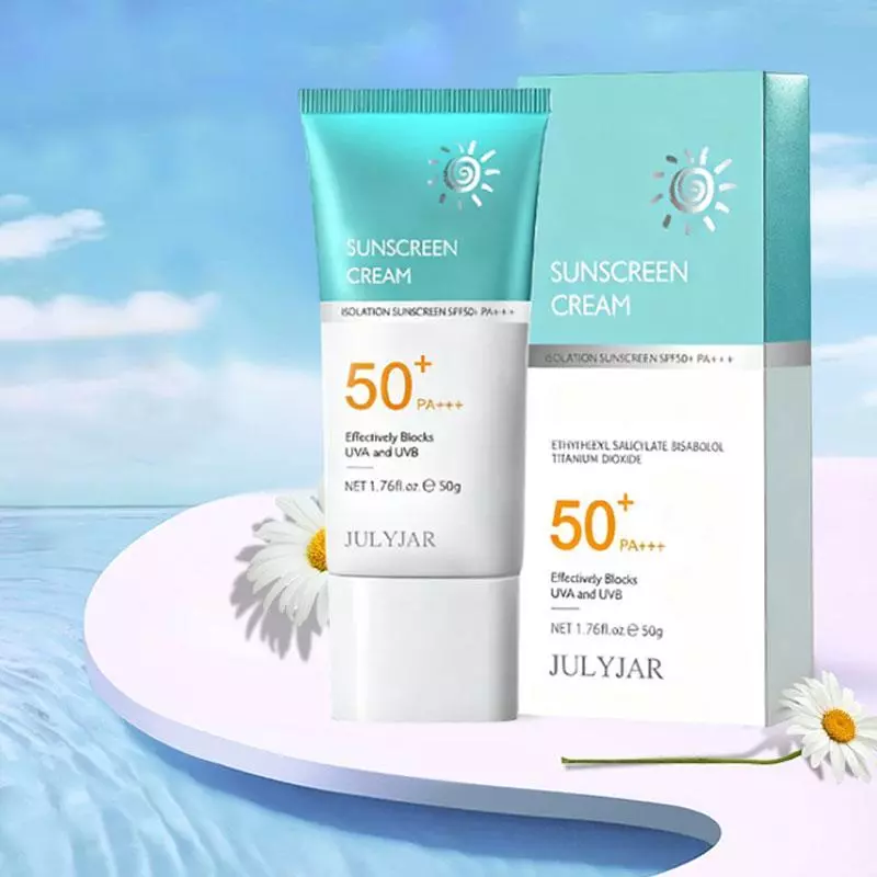 ซื้อ 2 แถม 2 ครีมกันแดด SPF 50+PA+++ น้ำหนักเบา กันเหงื่อ ไม่เหนียวเหนอะหนะ กันแดด UV ครีม 50g สกินแคร์ thumbnail 5