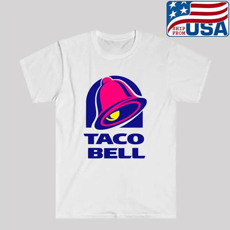 เสื้อยืดผู้ชายสีขาว Taco Bell 1994 ขนาด S ถึง 5XL