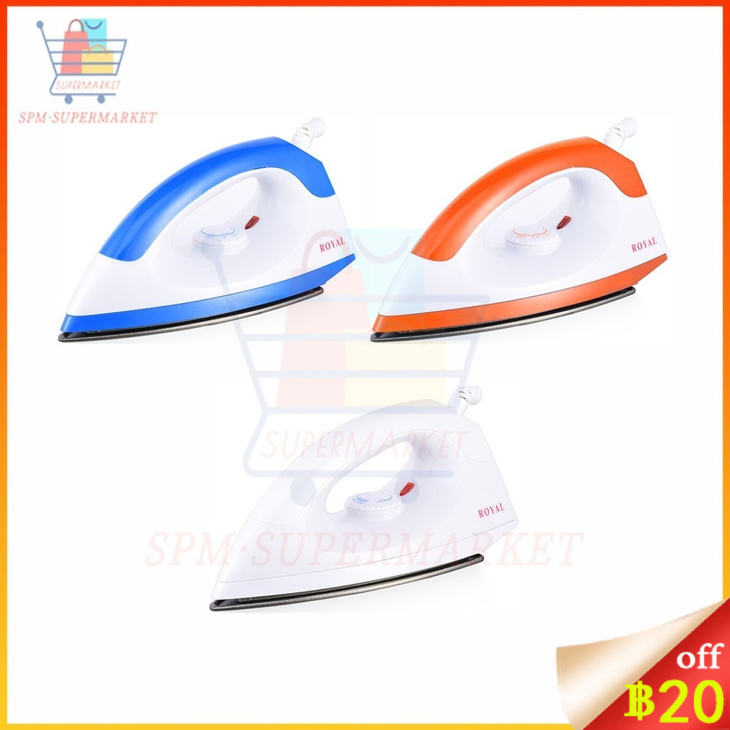 YPF-2003 เตารีดไฟฟ้า Dry Iron 1000W 5 ระดับ ปรับอุณหภูมิ แผ่นฐานสแตนเลส