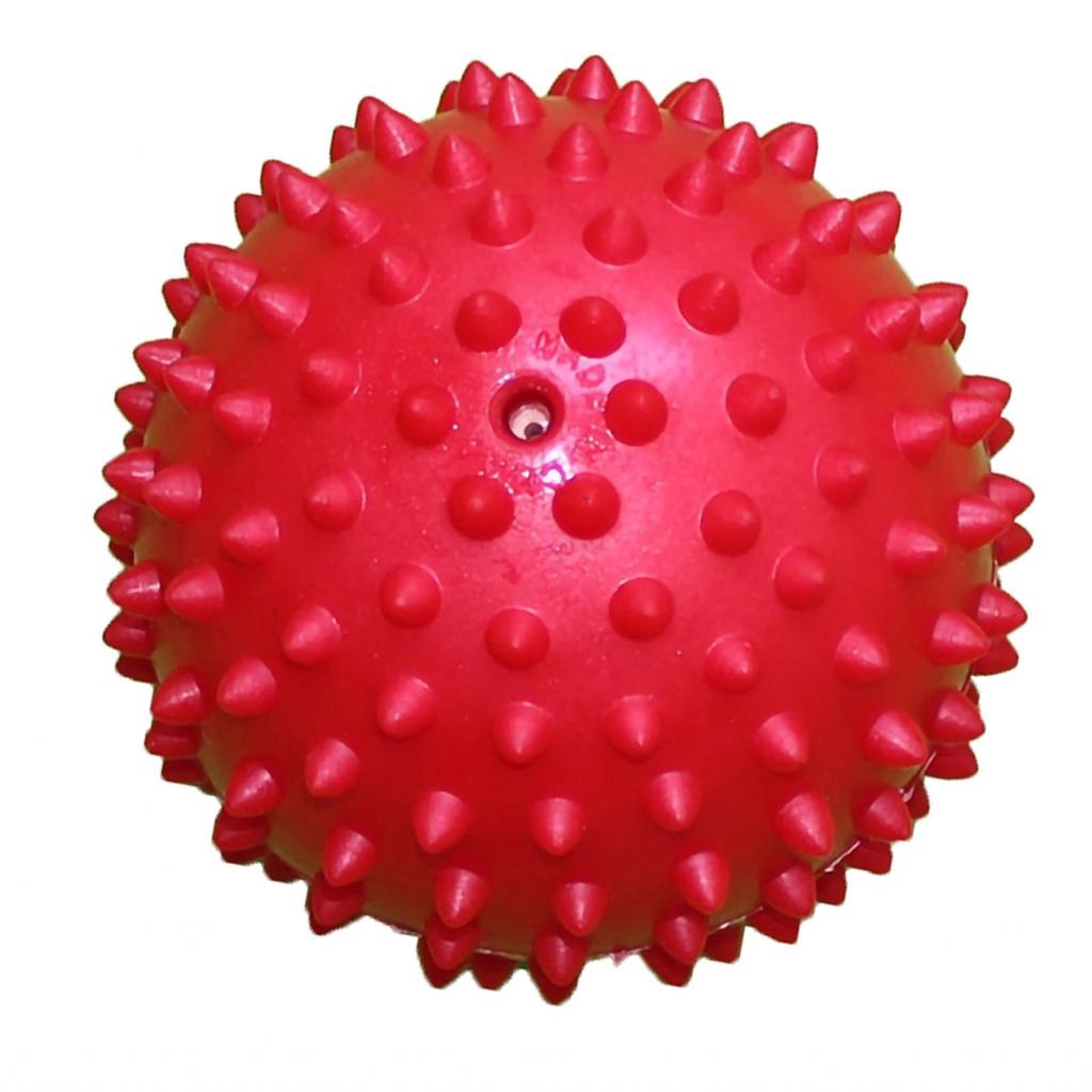 7.5 ซม. PVC Spiky Hard Massage Ball Trigger Point กีฬามือเท้า Pain Fasciitis Reliever
