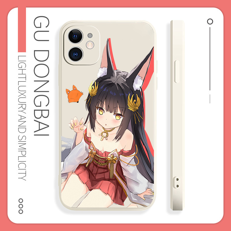 Azur Lane IJN Nagato pattern Case iPhone 17 16 iPhone 15 14 13 12 11 Plus Pro Max X TPU Clear Case