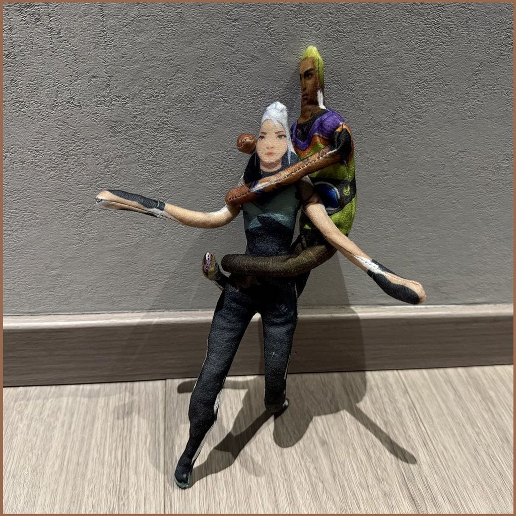 SY2 Valorant Iso Deadlock Gekko Jett dollie บทคัดย่อแห้งดูเมาส์ลวดกรอบ Poseable ตุ๊กตา YS2