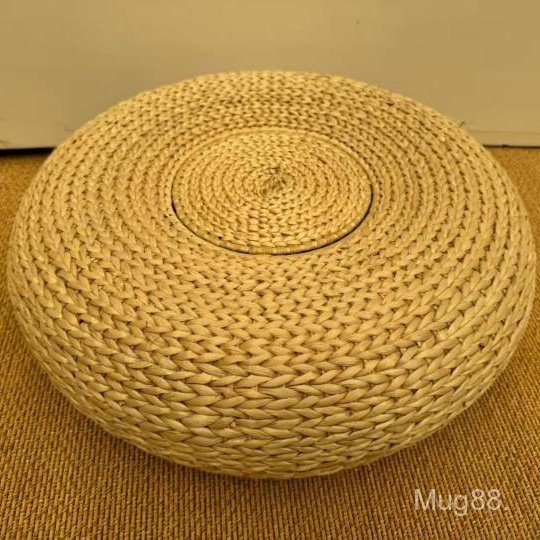 Moxibustion เบาะหวาย Futon เบาะสมาธิทอมือ Futon หนาหญ้า Pier Tatami ความร้อนนั่ง Moxibustion