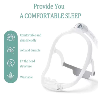 ปรับ CPAP สายรัดหัวนุ่ม DreamWear หน้ากากจมูกเครื่องช่วยหายใจการนอนหลับ Universal สายรัดหัวเปลี่ยน