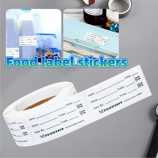ของมาใหม่！500ชิ้น/ม้วน ฉลากสติ๊กเกอร์ Kitchen Sticker แสดงวันผลิต-วันหมดอายุ สำหรับตู้เย็นตู้แช่แข็งป้าย