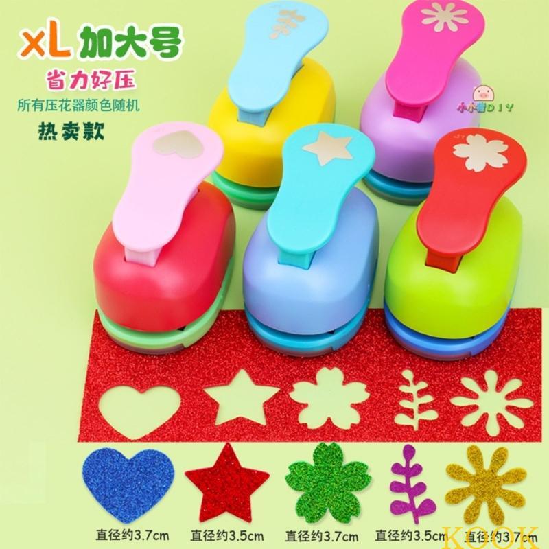 KOOK Handheld Embosser พร้อม Dies สําหรับ Paper Leather Art Creation