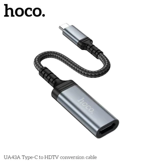 HOCO UA43A สายแปลงสัญญาณ Type-C เป็น HDMI รองรับภาพ 4K 30Hz ต่อภาพและเสียงออกจอ สัญญาณเสถียร hc5