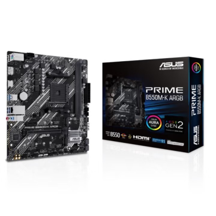เหมาะสําหรับ Asus PRIME B550M-K ARGB เดสก์ท็อปเมนบอร์ด PC AM5 Series CPU/ARGB Magic Light Synchroniz