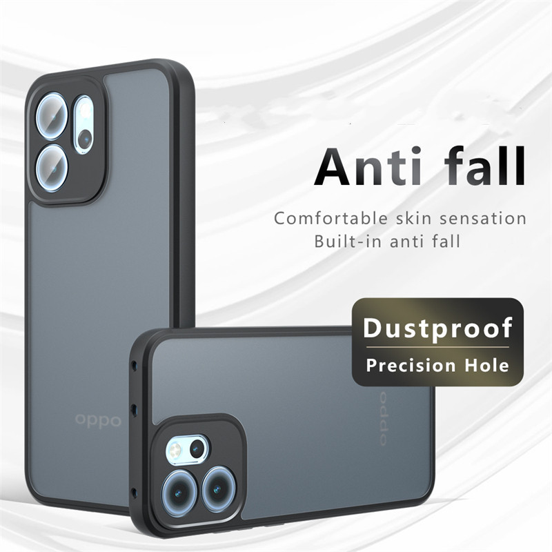 เคสโทรศัพท์โปร่งแสงสําหรับOppo Reno 14FกันกระแทกMatte PCปกหลังสําหรับOppo Reno 14F 14 ProสําหรับOppo