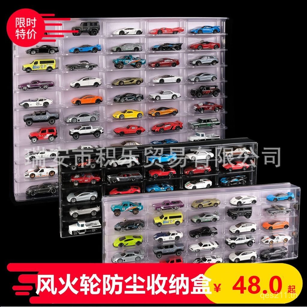 กล่องเก็บของ Hot Wheels Display Box Domeka Alloy Car Car Car Acrylic Display Stand Display Cabinet M