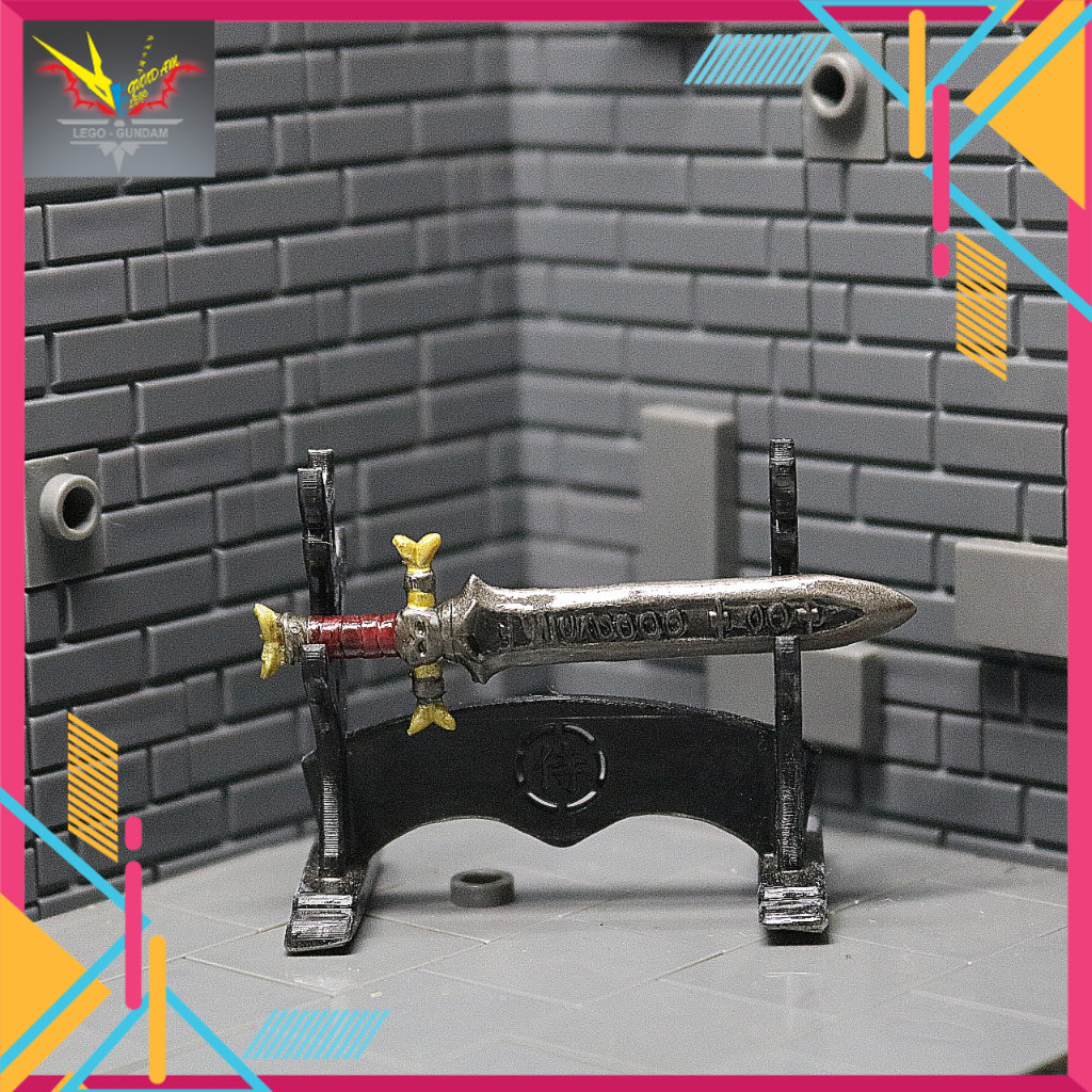 N181 Custom 3D Print Accessories เข้ากันได้กับดาบเลโก้ Warhammer