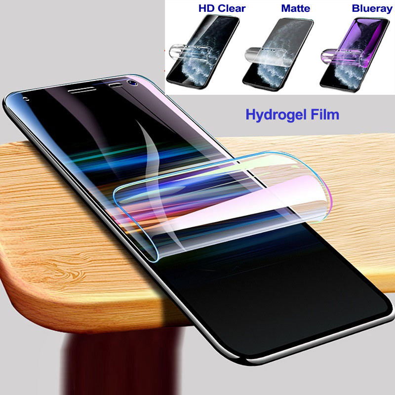 2pcs ฟิล์มไฮโดรเจลสําหรับ Sony Xperia 10 1 VII VI V 1vii 1vi 1v 10vii 10vi 10v XA1 Plus/Ultra XA2 Ul