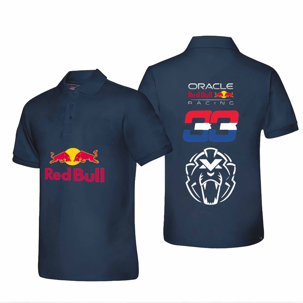 Red Bull Racing Team Polo | เสื้อโปโลแขนสั้น Red Bull Racing ทีมสไตล์ผู้ใหญ่