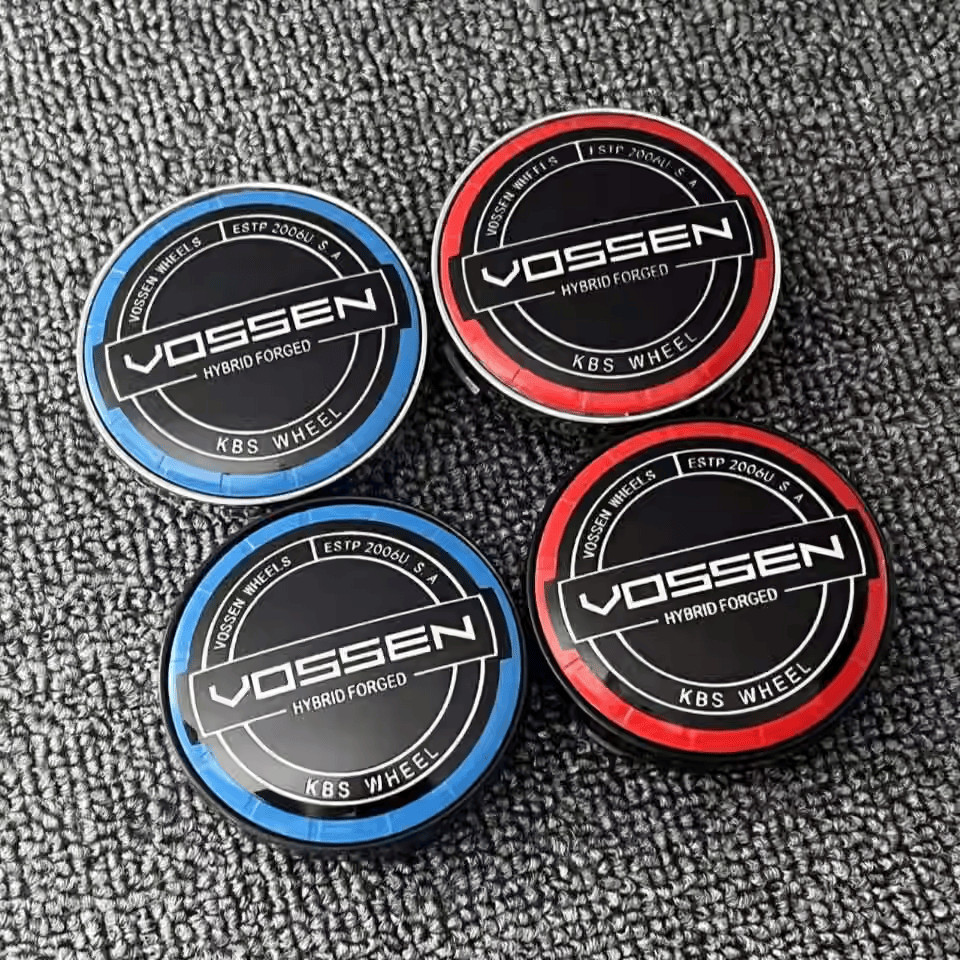 เหมาะสําหรับที่กําหนดเองดัดแปลงดุมล้อจับคู่สี 53-73 ซม. ฝาครอบศูนย์ VOSSEN VOSSEN ฝาครอบล้อ 60 มม.