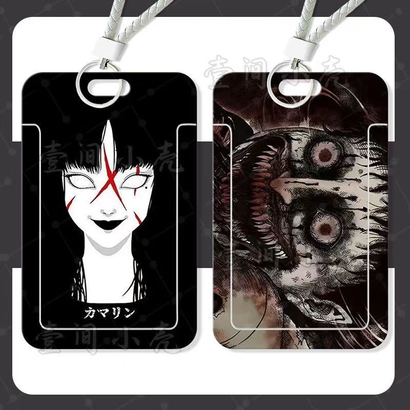 สินค้าใหม่พร้อมสต็อก Junji Ito Kawagami Tomie Bus Card เคสป้องกันนักเรียน Canteen Meal Card Campus A